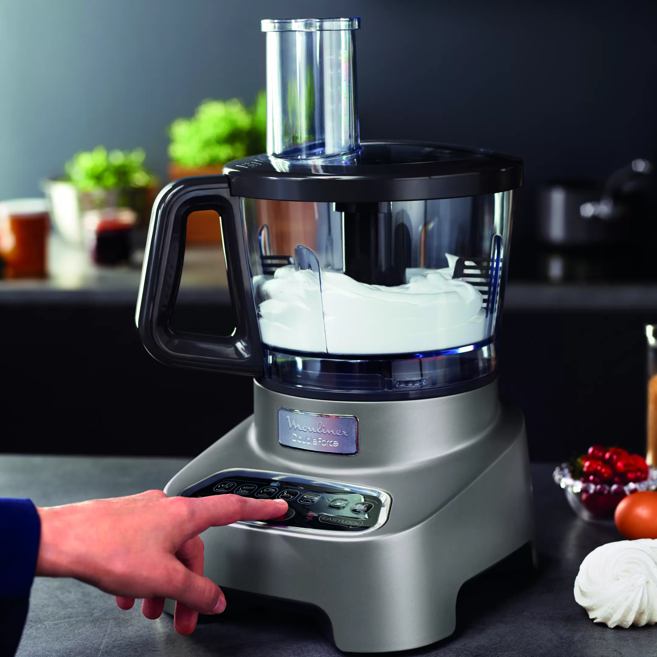 Moulinex DoubleForce FP827E10 Foodprocessor - 1.000W - 10 Accessoires - 6 Snelheden Discount