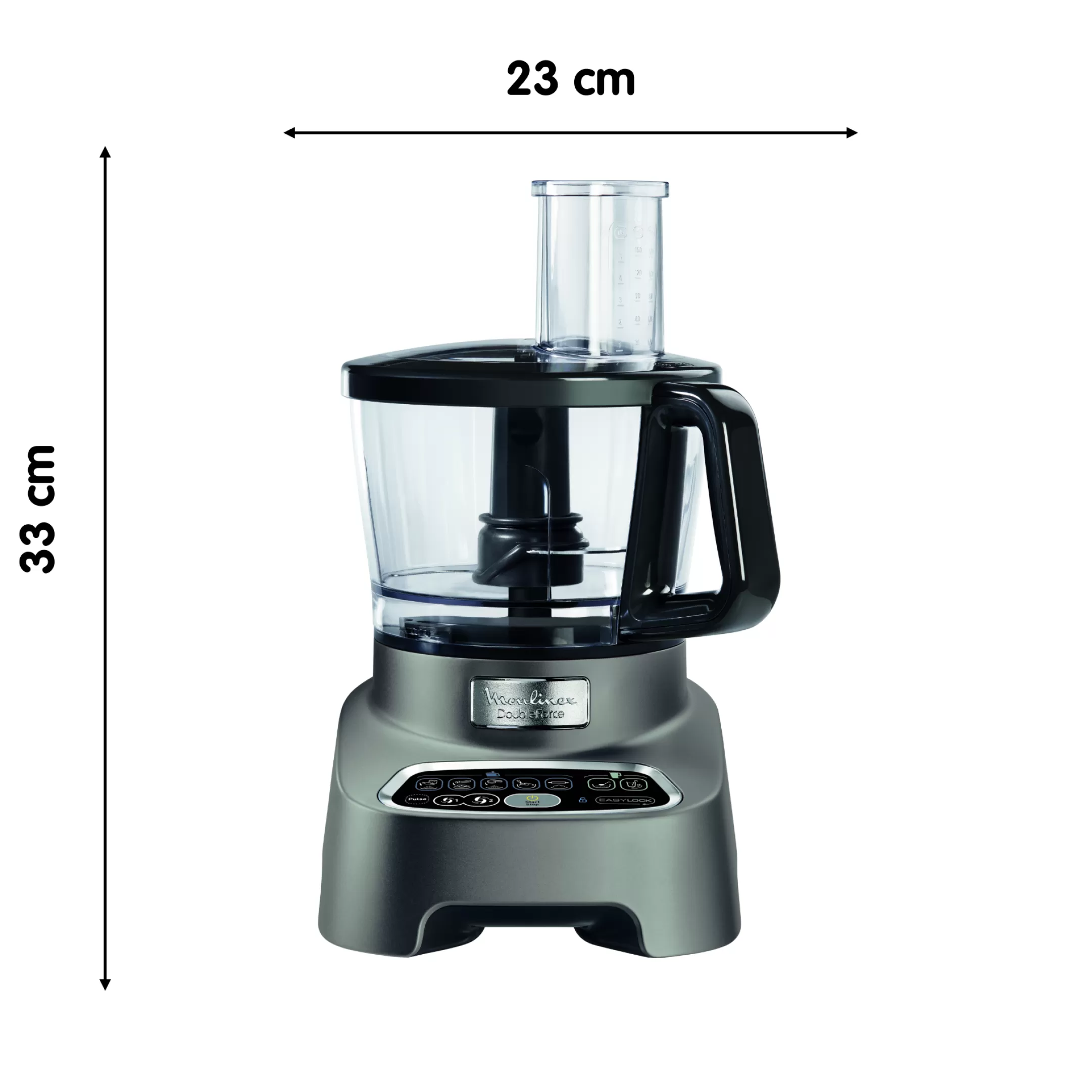 Moulinex DoubleForce FP827E10 Foodprocessor - 1.000W - 10 Accessoires - 6 Snelheden Discount