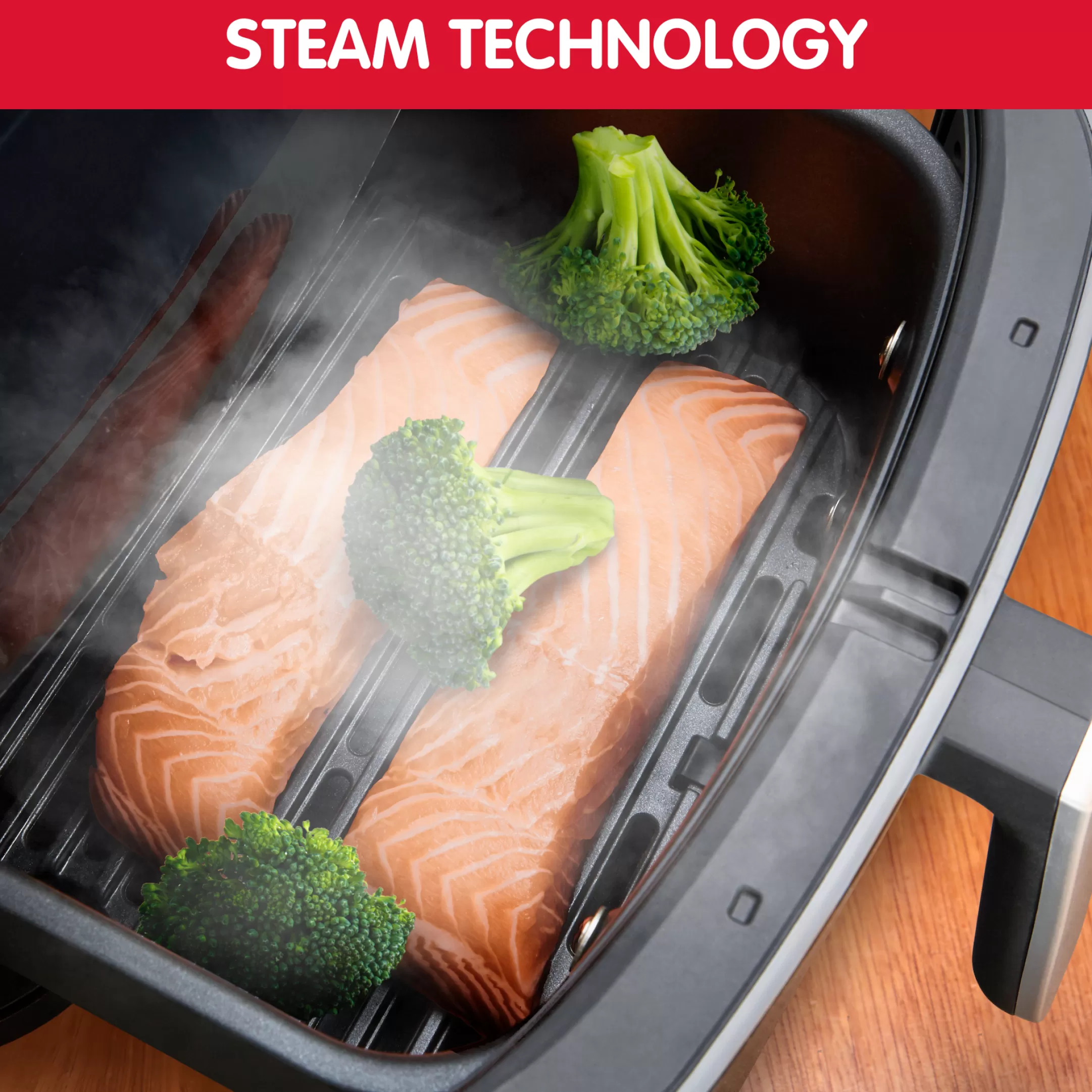 Moulinex Easy Fry, Grill & Steam 3-in-1 AL201810 Air Fryer - 7 Programma's - 6,5L Clearance
