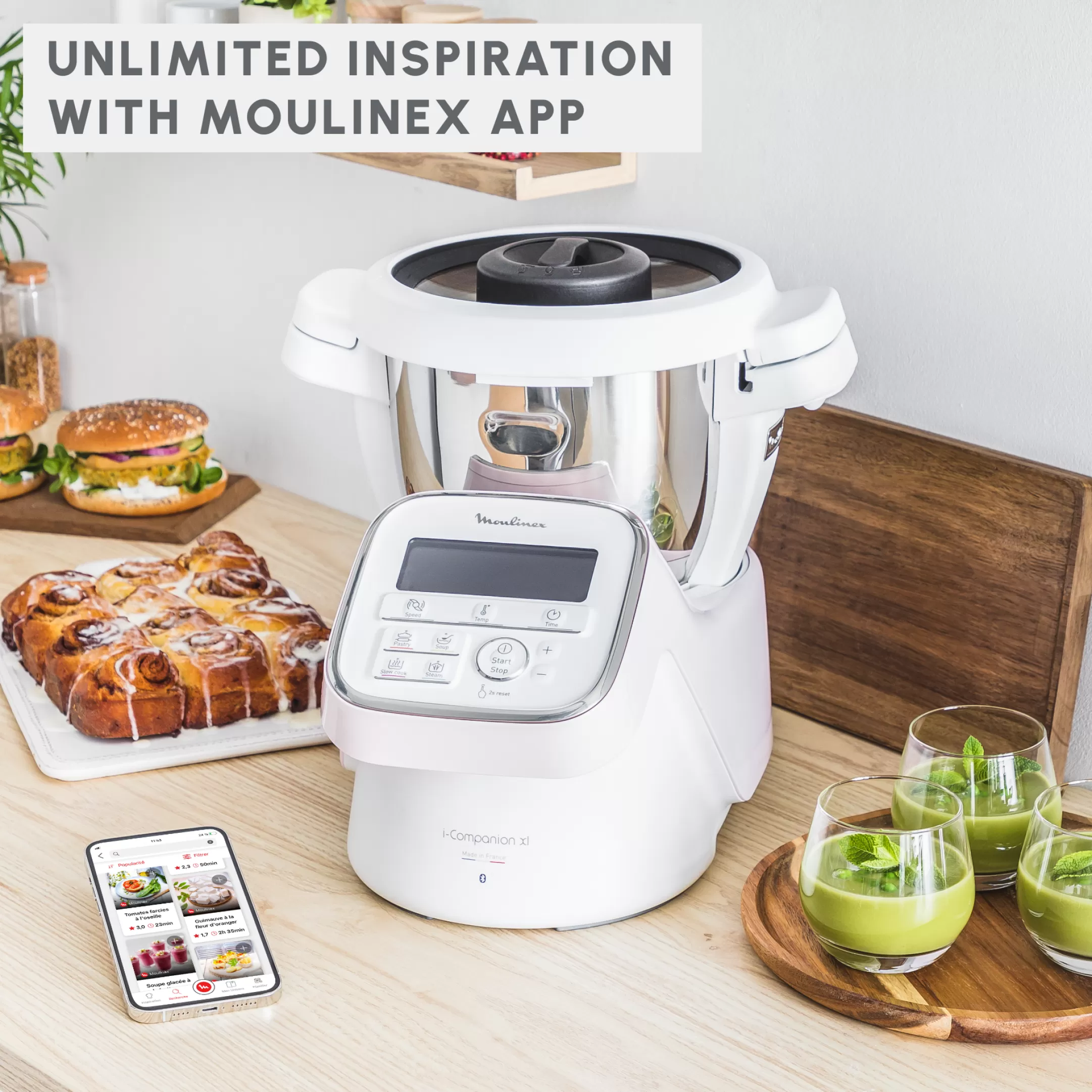 Moulinex I-Companion XL HF90E700 Kookrobot - 14 Programma's - 14 Accessoires (met Patisseriekit) - Limited Edition Sale