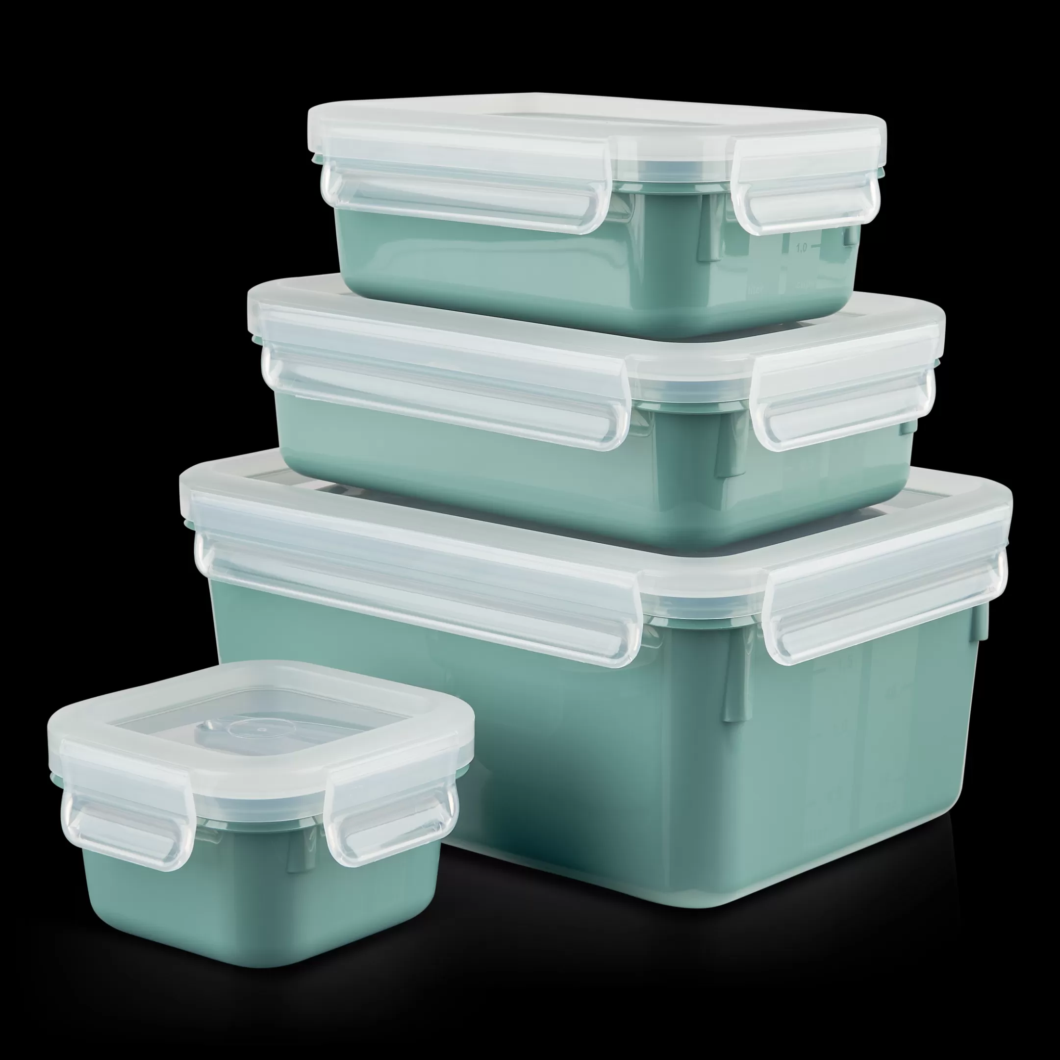 Moulinex MasterSeal Color N1031010 Set Van 4 Bewaardozen - 0,20L / 0,55L / 0,80L / 2,2L Cheap