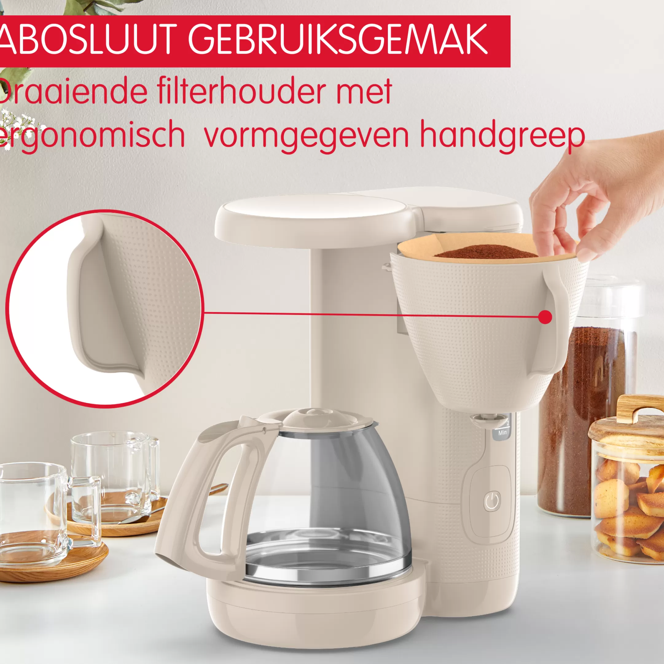 Moulinex Morning FG2M0B10 Koffiezetter Met Filter - 15 Tassen Discount