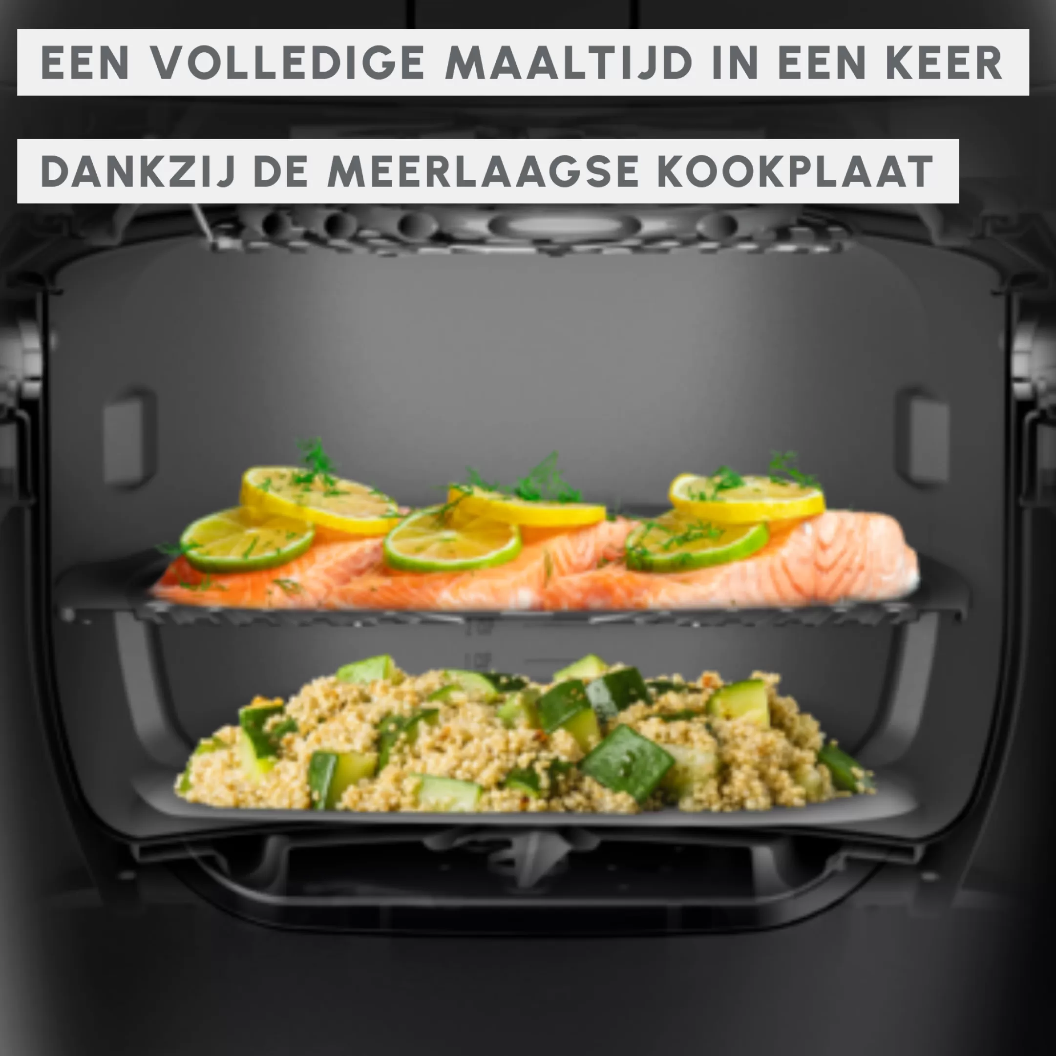 Moulinex Multicook & Fry MZ730BF0 Air Fryer En Multicooker - 12 Automatische Programma's - 4 Accessoires Best Sale
