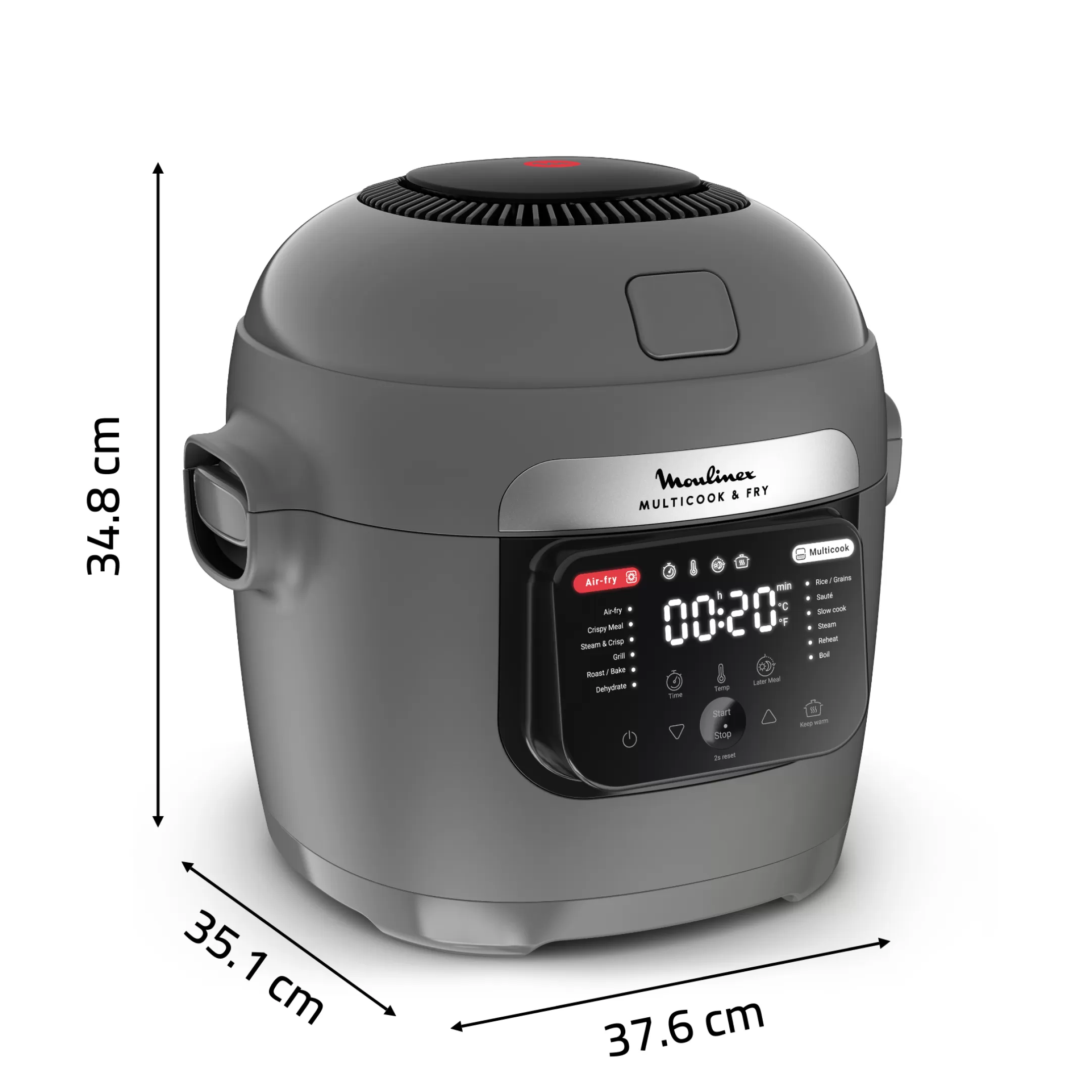 Moulinex Multicook & Fry MZ730BF0 Air Fryer En Multicooker - 12 Automatische Programma's - 4 Accessoires Best Sale